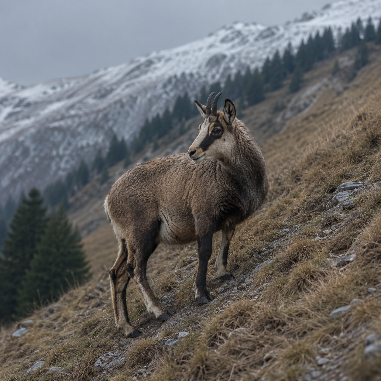 Dahu, a monster in French mythology