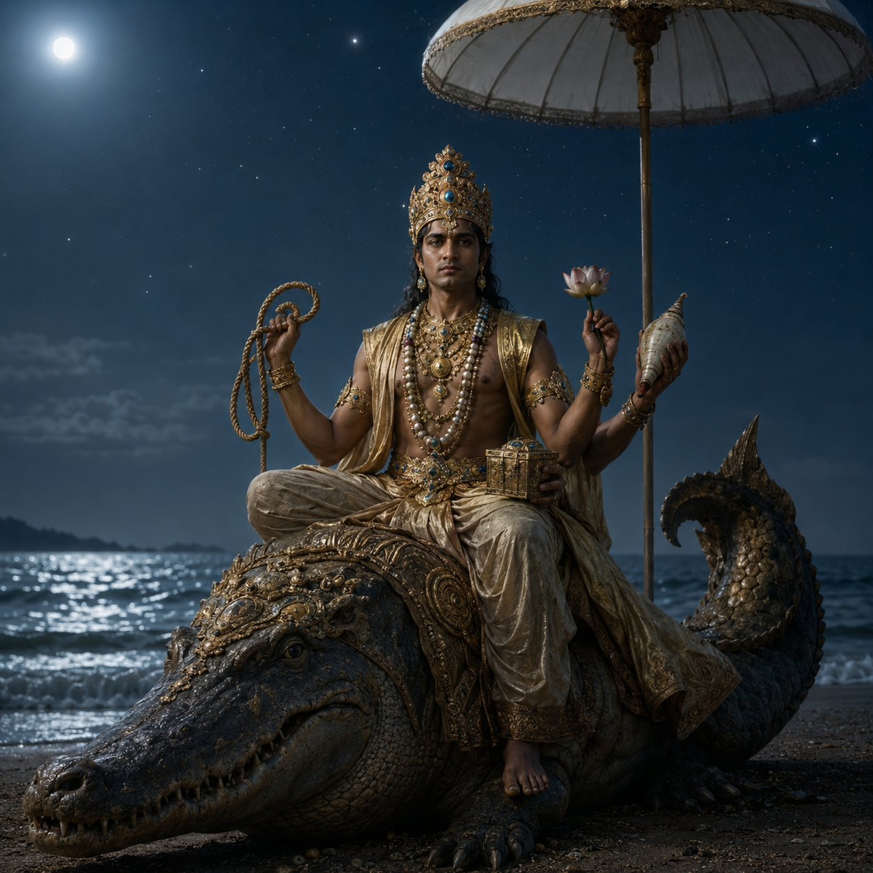 Varuna, a deity in Hindu mythology