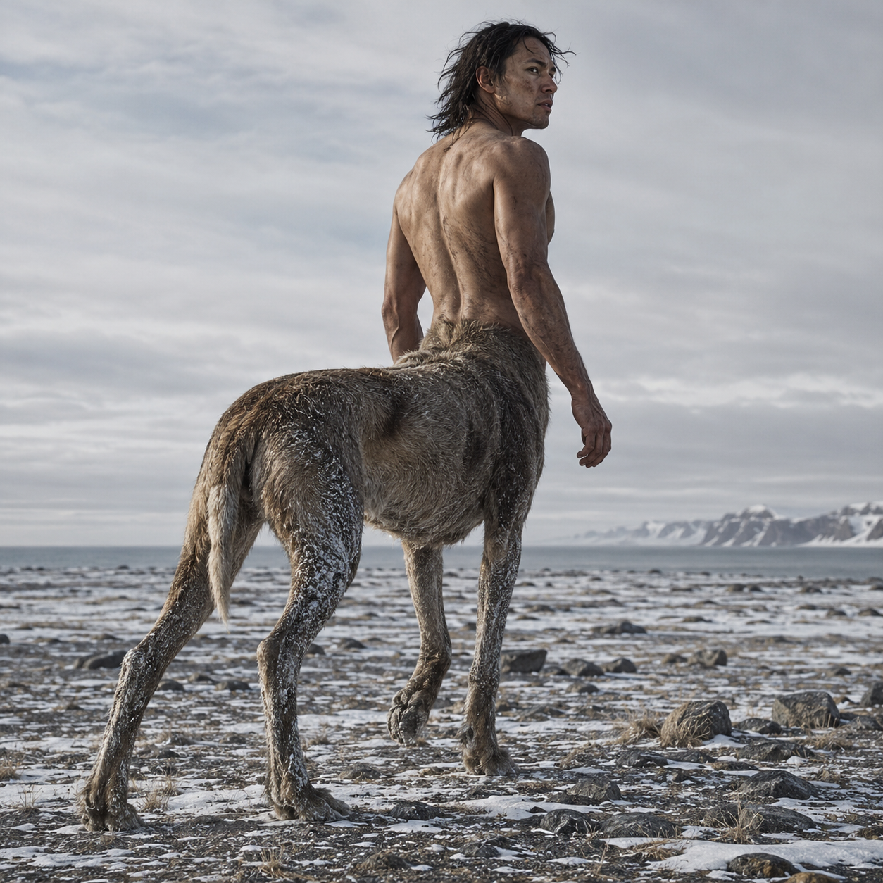 Adlet, a monster in Inuit mythology