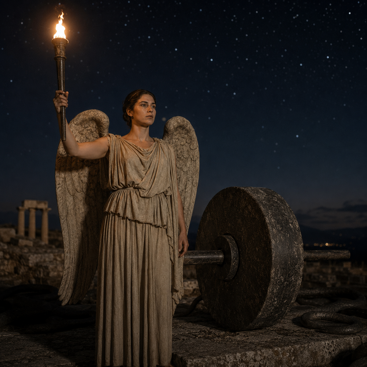 Ananke, a deity in Greek mythology